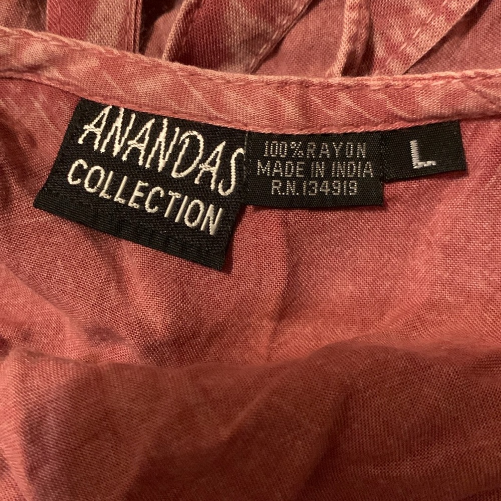 Ananda’s Sleeveless Lace Midi Dress in Rose - Picture 13 of 13